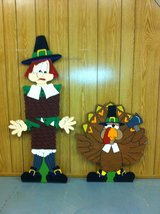 thanksgiving yard decor in Fort Polk, Louisiana