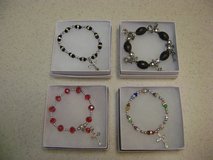 Crosses & Other Charm Stretch Bracelets -- Gift Boxed in Luke AFB, Arizona